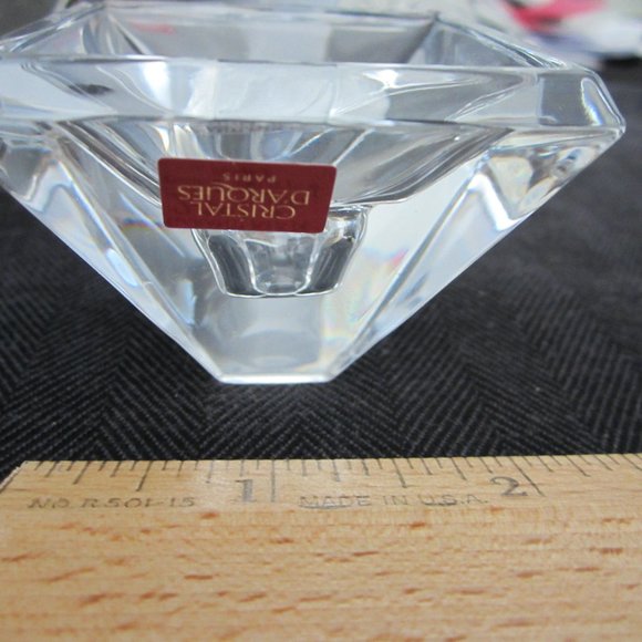 Minature Pyrimadal Crystal Candle Holders  NIB - Picture 3 of 4
